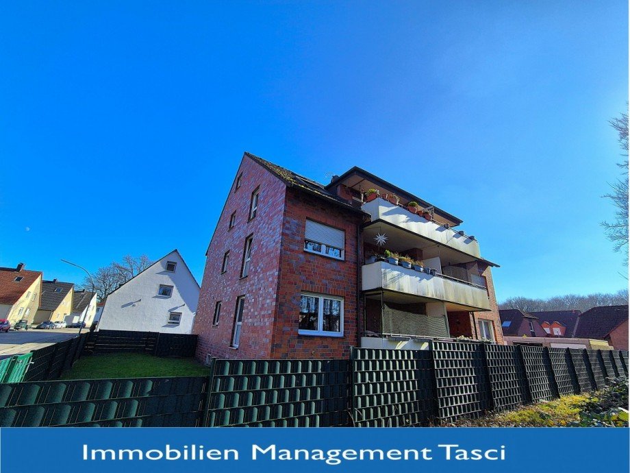 R�ckansicht Maisonettewohnung Gelsenkirchen