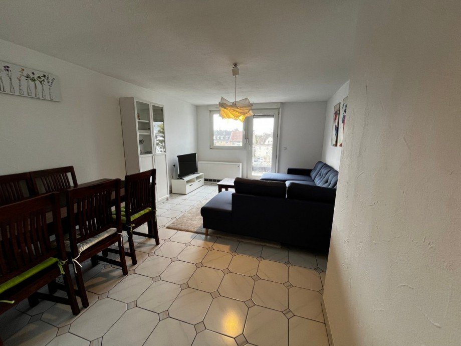 Wohnzimmer Dachgeschosswohnung Gelsenkirchen