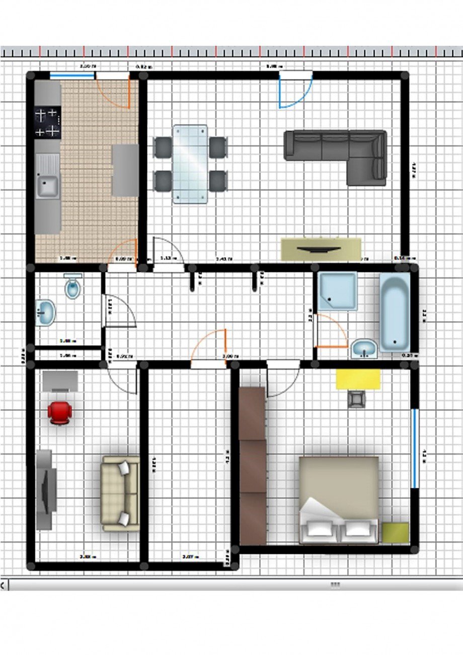 Grundriss Wohnung Dormagen-Straberg