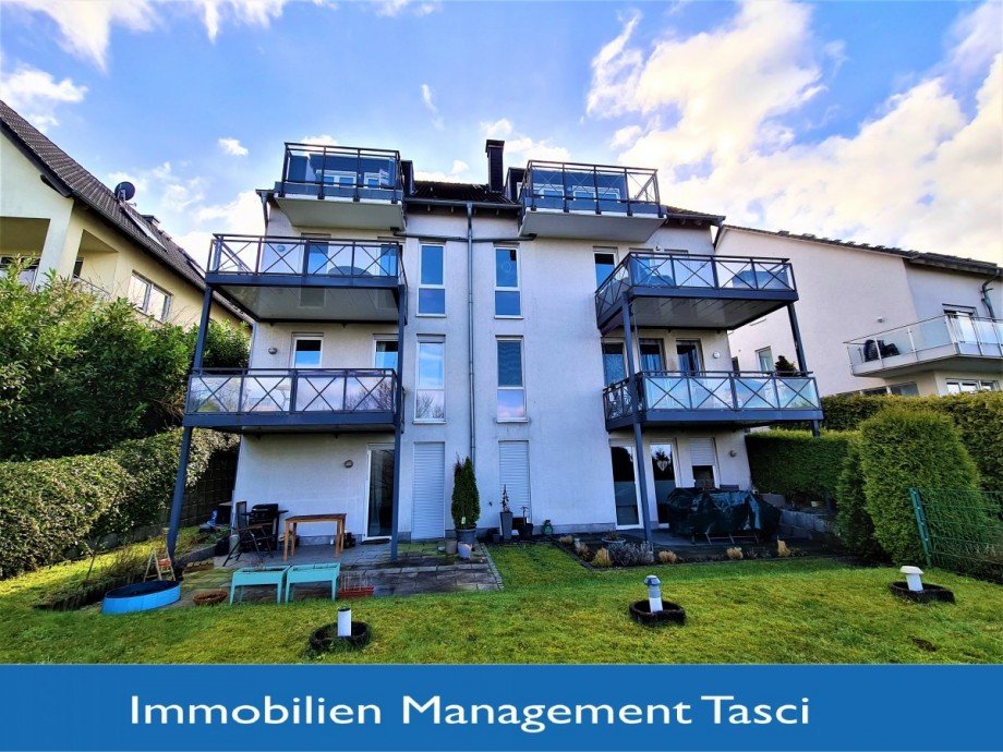 R�ckansicht Maisonettewohnung Essen