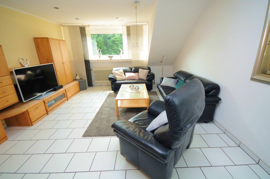 Wohnzimmer Dachgeschosswohnung Gelsenkirchen