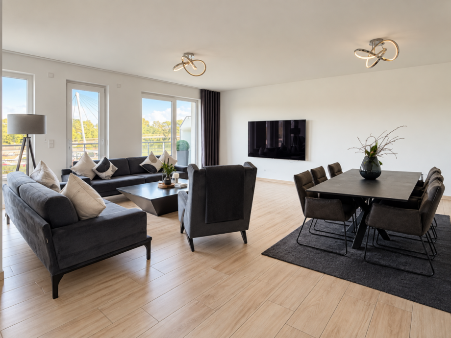 Wohnzimmer Etagenwohnung Gelsenkirchen