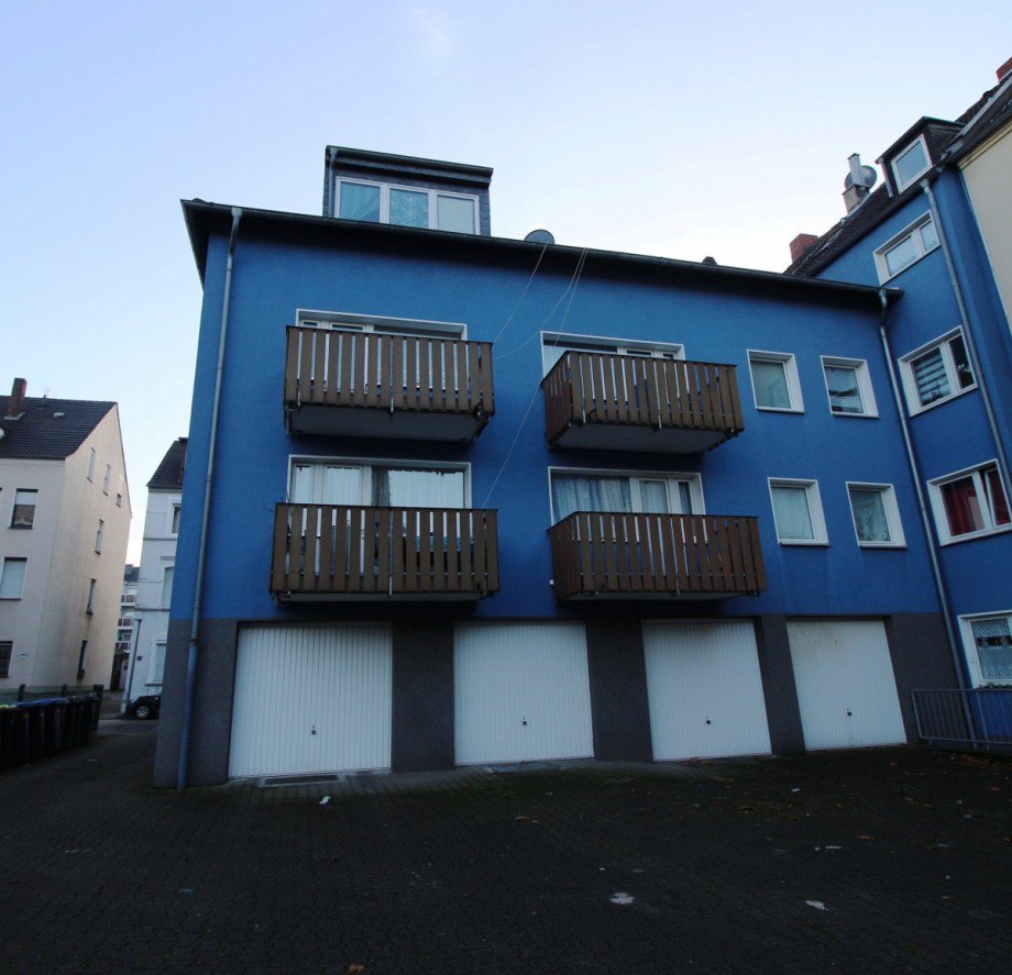 R�ckansicht Etagenwohnung Gelsenkirchen