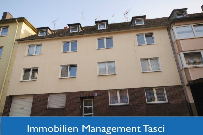 Vorderansicht m. Logo Gelsenkirchen Mehrfamilienhaus Oh wie sch�n, eine Geldmaschine aus Stein
