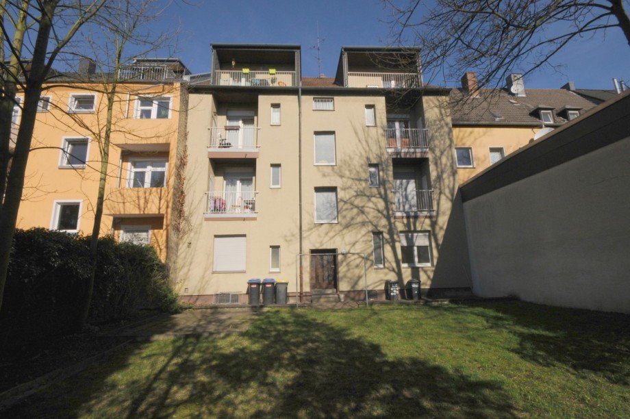 R�ckansicht Wohn- / Gesch�ftshaus Gelsenkirchen-Bulmke
