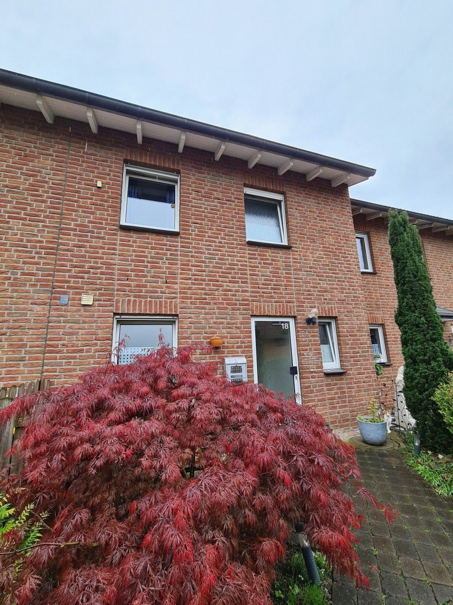 Frontansicht Reihenhaus M�nster