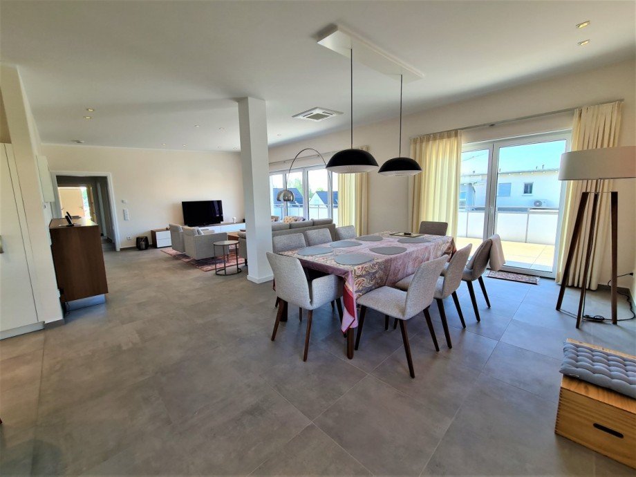 Wohnzimmer Penthousewohnung Bottrop