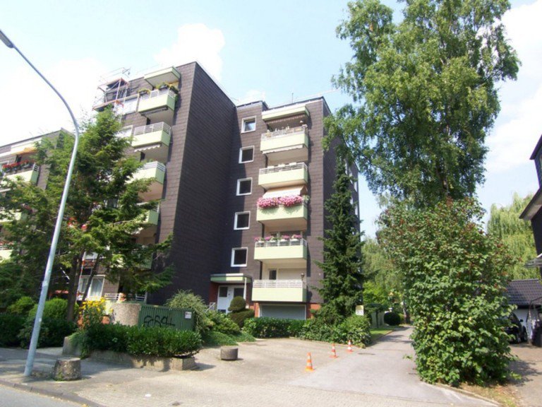 Vorderfront Gelsenkirchen Etagenwohnung Wohnen n�he Lohm�hlenteich und Schlo� Berge