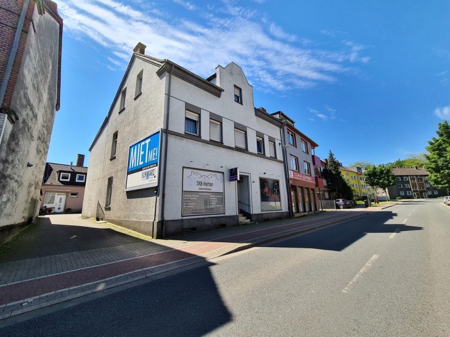 Fronthaus Vorderansicht Mehrfamilienhaus Herten