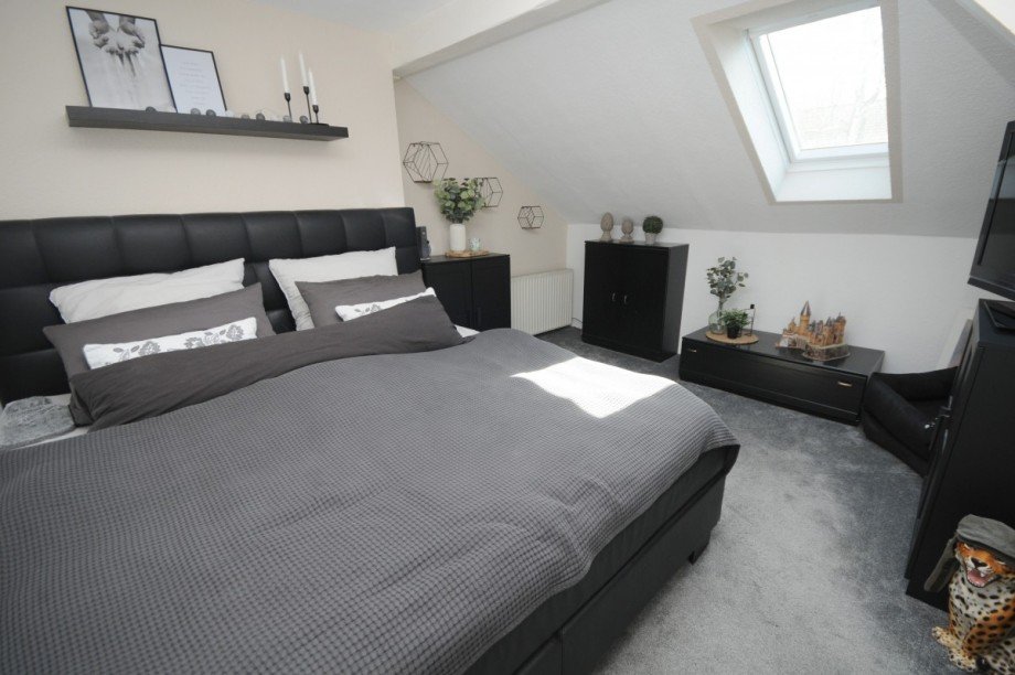 Schlafzimmer Dachgeschosswohnung Gelsenkirchen