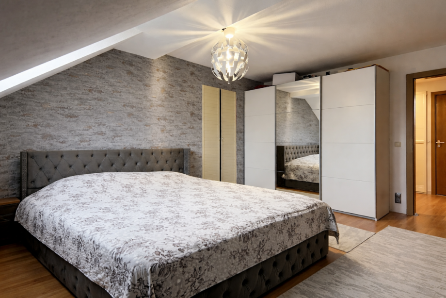 Schlafzimmer Dachgeschosswohnung Gelsenkirchen