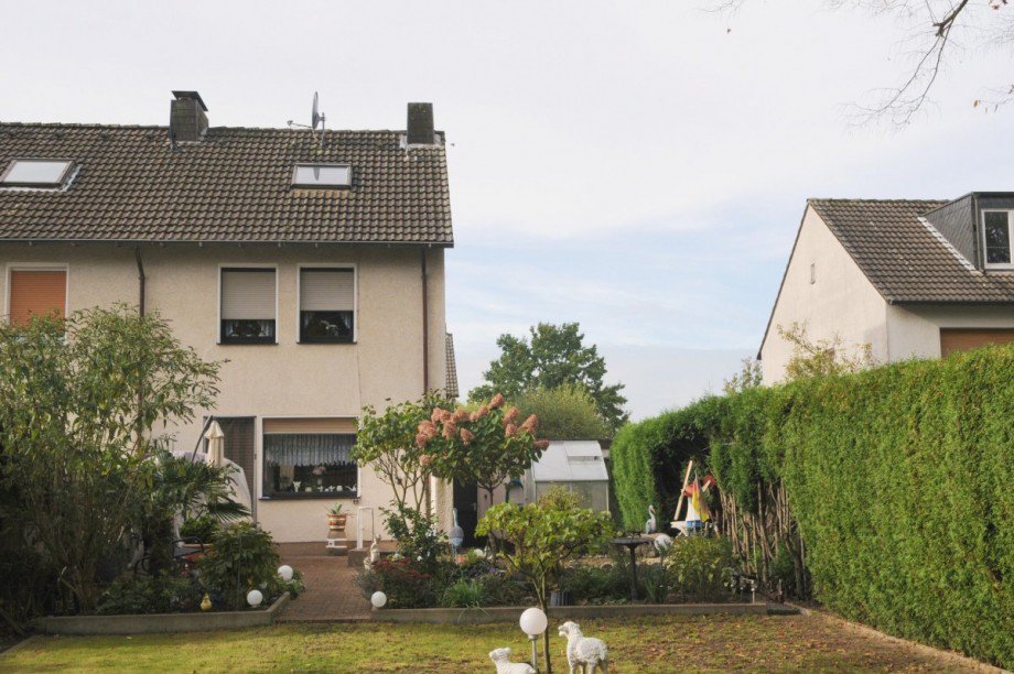 R�ckansicht Reihenendhaus Gelsenkirchen