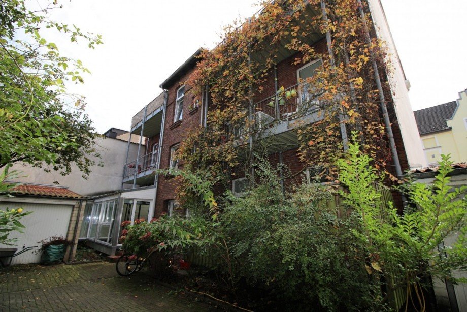 R�ckseite Balkone Mehrfamilienhaus Gelsenkirchen