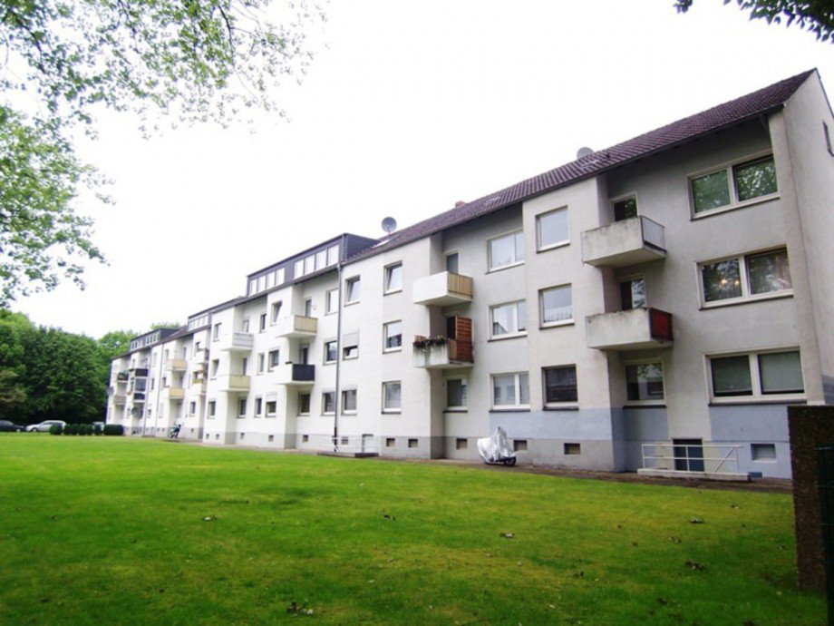 R�ckansicht Erdgeschosswohnung Gelsenkirchen