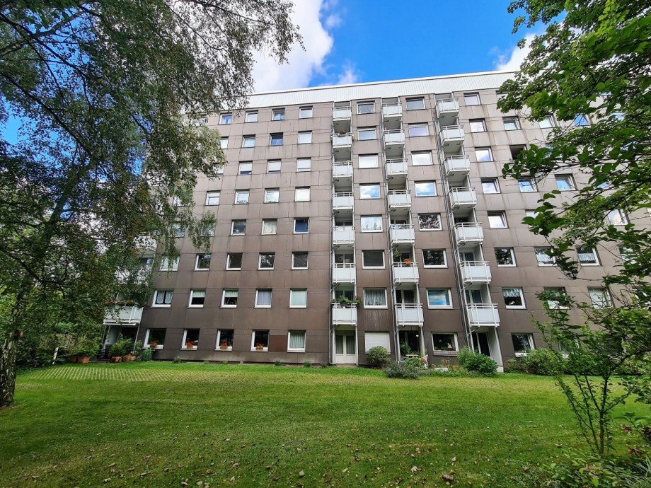 R�ckansicht Etagenwohnung Gelsenkirchen