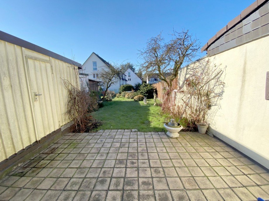 Gartenansicht Einfamilienhaus Gelsenkirchen