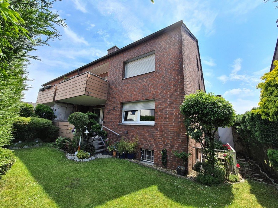 R�ckansicht Etagenwohnung Gelsenkirchen