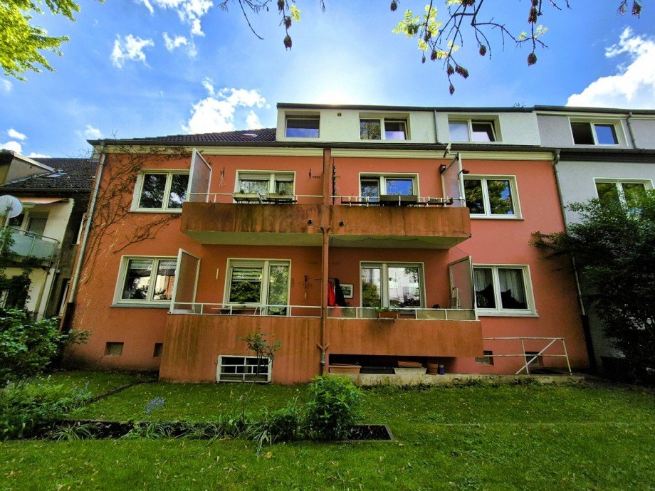 R�ckansicht Mehrfamilienhaus Gelsenkirchen