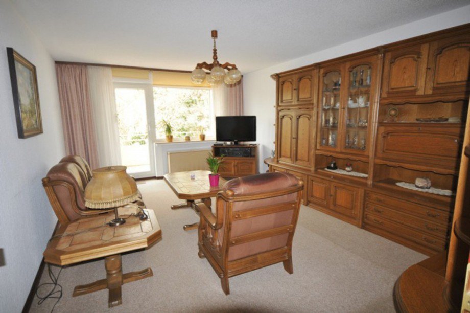 Wohnzimmer m. Ausgang auf den Etagenwohnung Gelsenkirchen